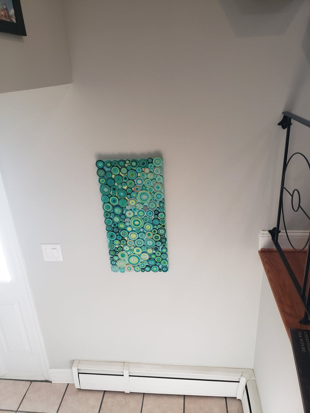 Large Abstract Circles Wall Art Modern Home Decor