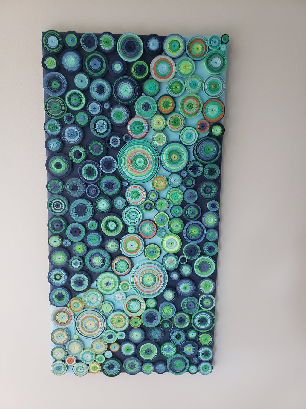 Large Home Decor Circles Wall Art Modern Living Accent