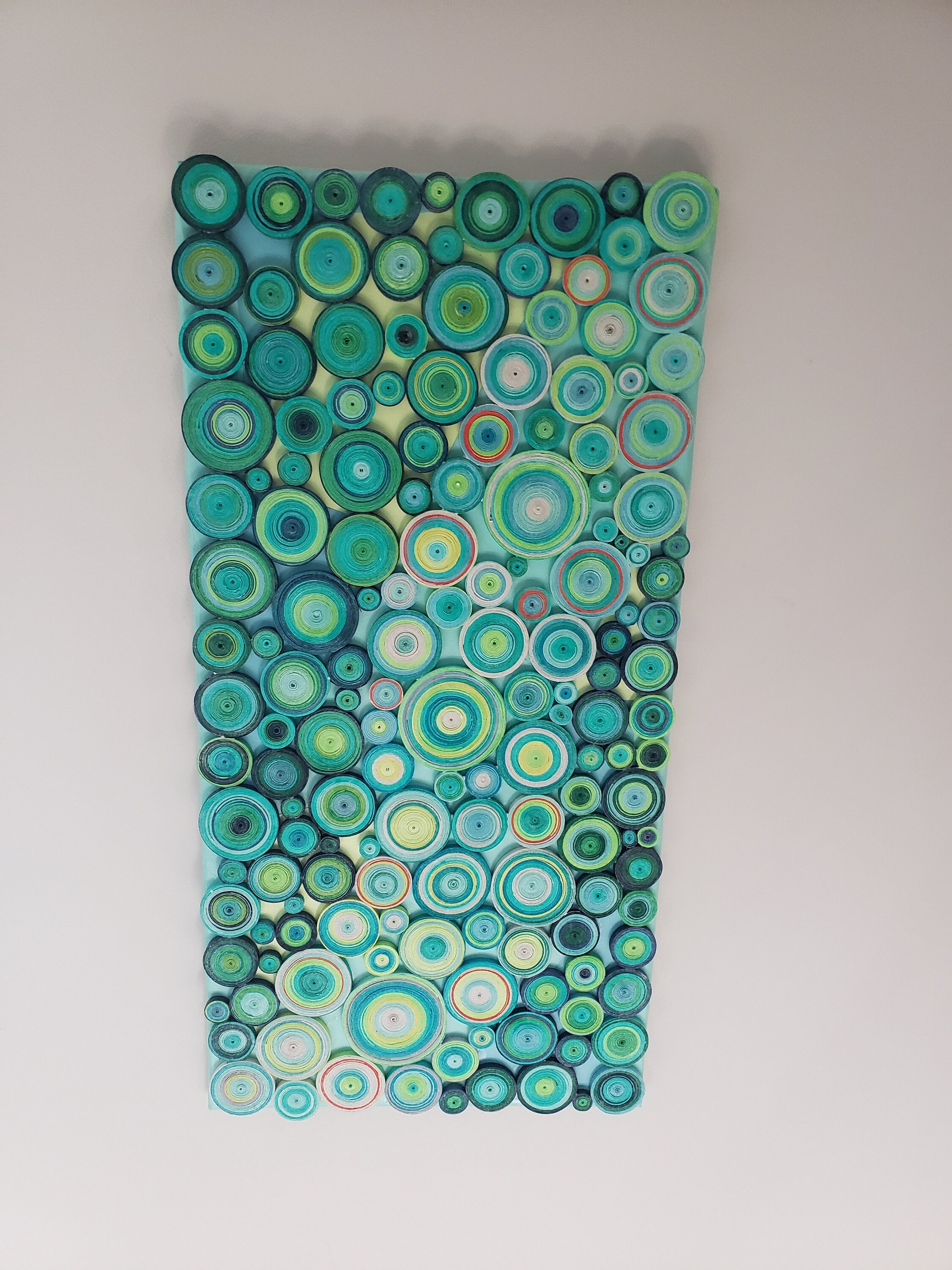 Large Abstract Circles Wall Art Modern Home Decor