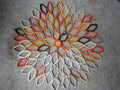 Handmade Paper Dahlia Wall Art: Modern 3D Floral Decor