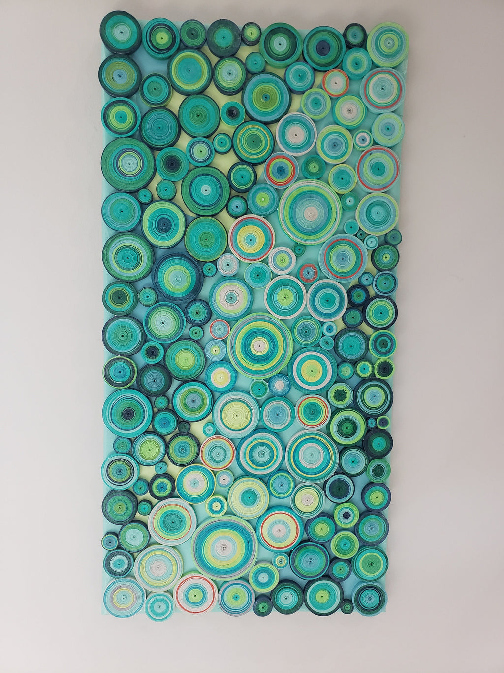 Large Abstract Circles Wall Art Modern Home Decor