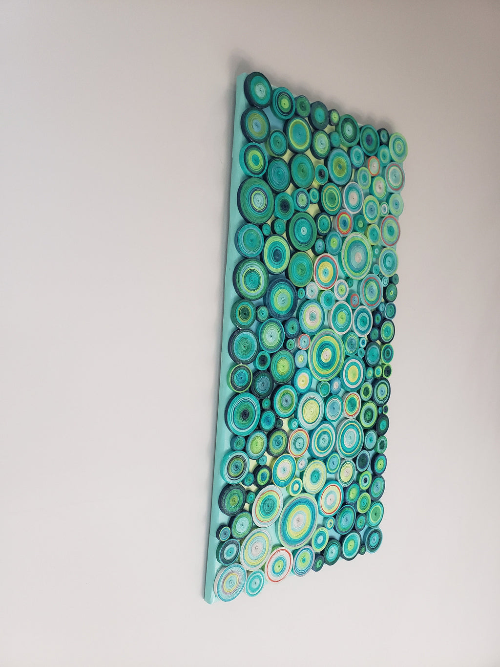 Large Abstract Circles Wall Art Modern Home Decor