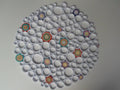 Large Round Paper Wall Art: Modern White Home Decor